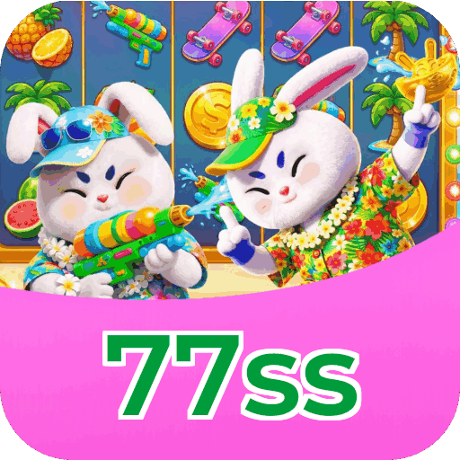Interface do aplicativo 77ss mostrando jogos disponíveis no iOS e Android
